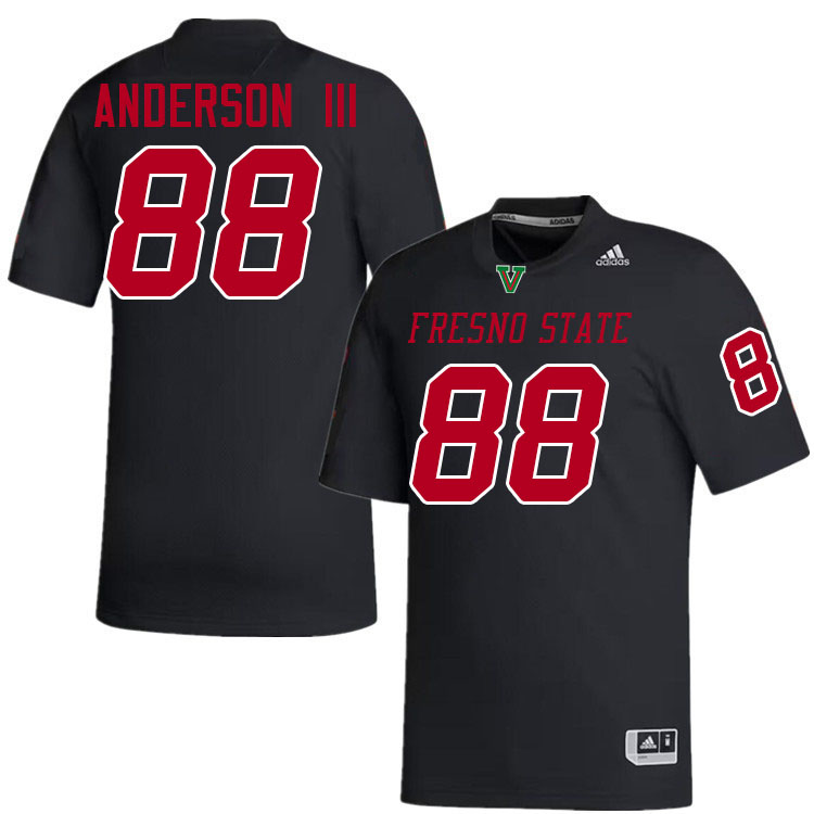 Fresno State Bulldogs #88 Richie Anderson III College Football Jerseys,Uniforms-Black